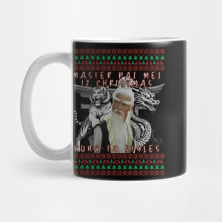 Master Pai Mei Christmas Kung Fu T-Shirt Mug